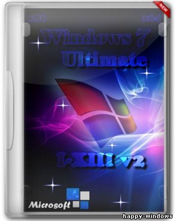 Windows 7 Ultimate SP1 x86/x64 I-XIII v2 (RUS/2013)