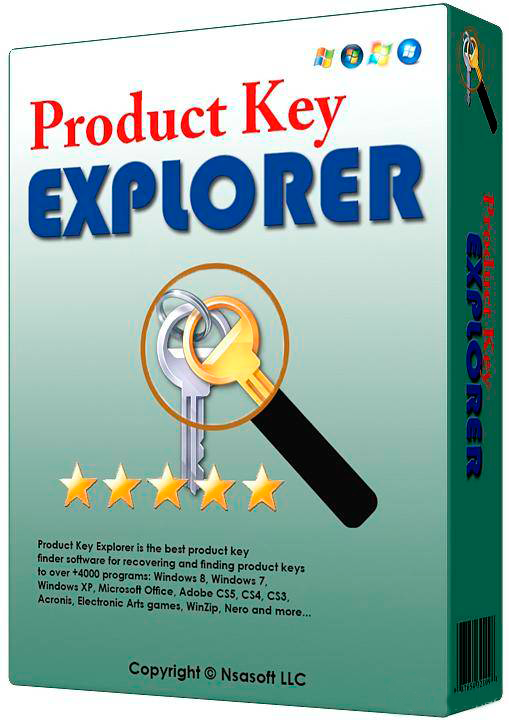 Nsasoft Product Key Explorer 3.2.6.0