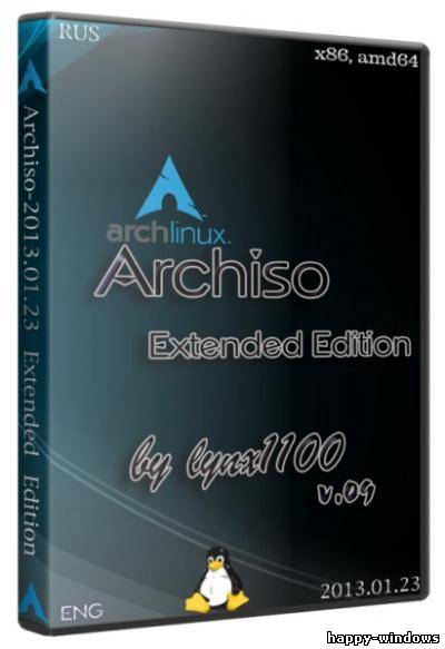 Archiso-2013.01.23 Extended Edition 0.9 (x86, amd64/RUS)