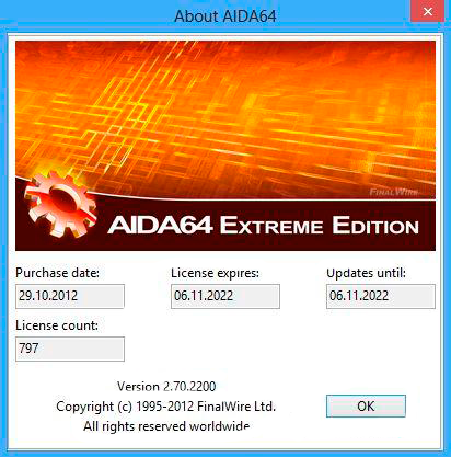 AIDA64 Extreme Edition v2.70.2200 Final Portable