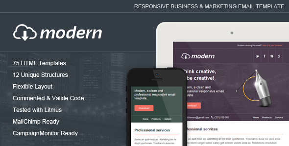 Modern - Responsive Email Template