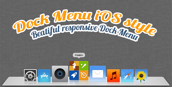 Dock Menu HTML5/CSS3
