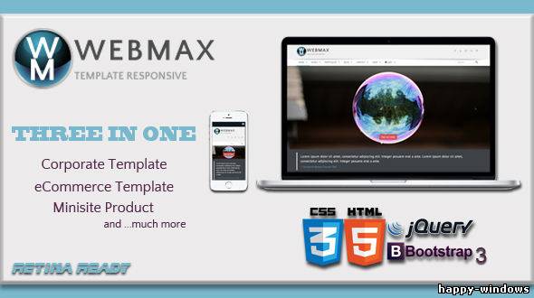 WebMax HTML5/CSS3 Responsive Template Retina Ready