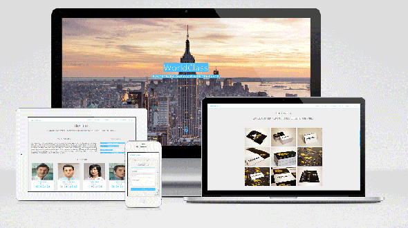 WorldClass – Responsive Bootstrap3 One Page Template