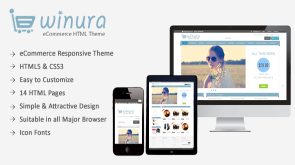 Winura-eCommerce Responsive HTML Templates