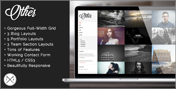 Other - Retina Ready Photography HTML5 Template