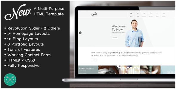 New - Multipurpose Responsive HTML5 Template