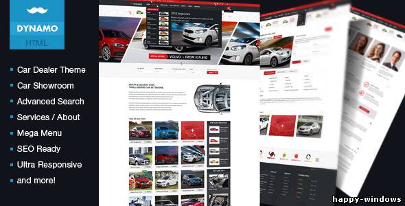Dynamo - Rent-Sell-Buy Car Dealer HTML Responsive