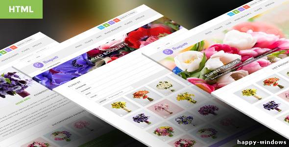 Bouquets - Responsive HTML5 eCommerce Template