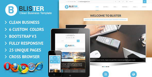 BLISTER Clean & Business Site Template